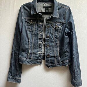 Calvin Klein denim button jacket Sz L